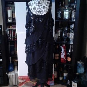 Gatsby style sleeveless dress